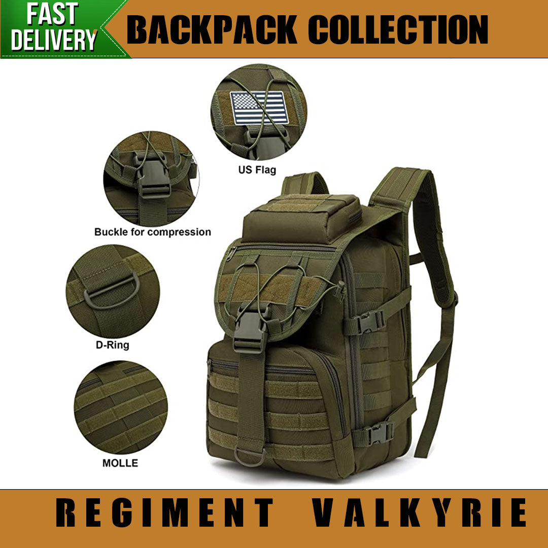 Military Style Backpack – Regiment Valkyrie